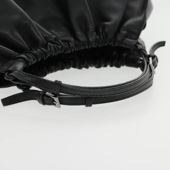 GUCCI Hand Bag Leather Black Silver 001 4335 Auth yk15437 - Picture 7 of 16